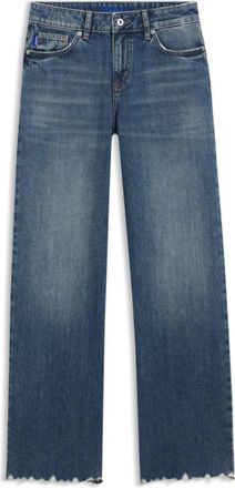 HUGO BOSS Blue loose-fit jeans in rigid denim