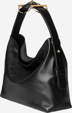 Gucci Womens Beatrix Medium Shopping Bag Black Calfskin Shoulder