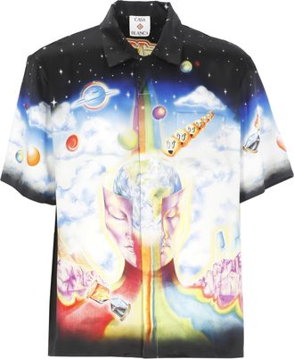 Casablanca Black Essential Experience Casual Shirt
