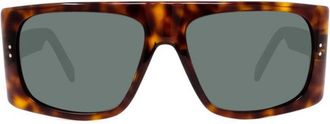 Celine CL40089I52N Geometric Tortoiseshell Sunglasses - Brown
