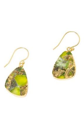 Saachi Mojave Turquoise Teardrop Earrings in Green at Nordstrom Rack