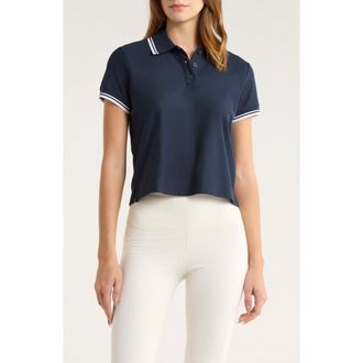 Beyond Yoga Country Club Polo Top in Nocturnal Navy at Nordstrom Rack, Size X-Small