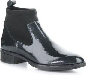 Bos. & Co. Alike Waterproof Bootie in Black Mascara Pat/ly at Nordstrom Rack, Size 9-9.5Us / 40Eu
