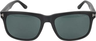 Tom Ford Matte Black/Green Sunglasses Ft0775