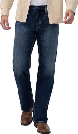 Silver Jeans Co Zac Relaxed Fit Straight Leg Jeans in Bold at Nordstrom, Size 33 X 30