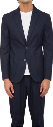 Antony Morato Blauw pak jasje - Heren - Blazers - Blauw - XL - Polyester - Jassen