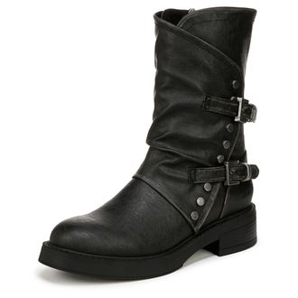Blowfish Womens Venice Double Buckle Boot, Black, UK 3