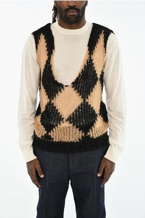 Dsquared2 Two-Tone V-neck Sweater size M