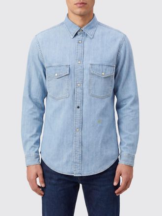 Jacob Cohen Camicia in cotone a maniche lunghe con tasche e collo francese