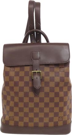 Louis Vuitton Brown Damier Canvas Ebene Damier Canvas Backpack (Pre-Owned)
