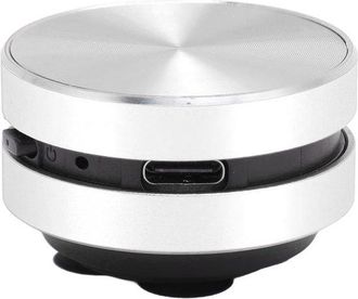 OEM Mini Altavoz Bluetooth Port&aacute;til Con Ventosa: Sonido Est&eacute;reo Con Graves Potentes, Conducci&oacute;n &Oacute;sea, Color Plata
