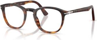 Persol 49mm Round optical glasses in Tortoise at Nordstrom