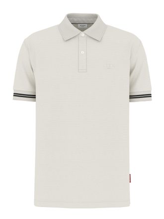 Joop Poloshirt JOOP JEANS Amare, Herren, Gr. XXL, beige (natural), Jersey, Obermaterial: 98% Baumwolle, 2% Elasthan, clean, unifarben, klassisch normal, Ru