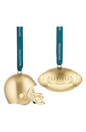 Waterford Football Golden Ornament at Nordstrom