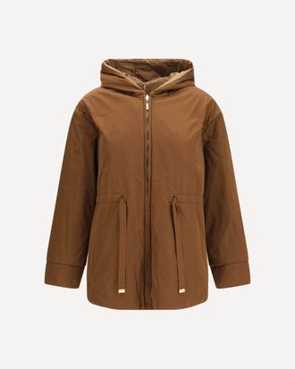 Max Mara Reversible padded Parka in radzmir and water repellent canvas Female 42
