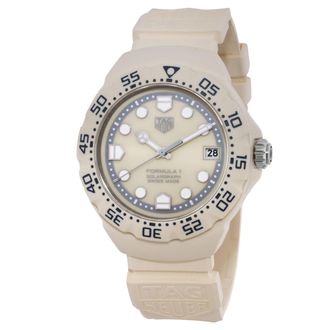 Tag Heuer Limited Edition Formula 1 Solargraph Beige Dial Watch WBY1164.FT8114