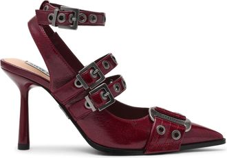 Steve Madden Surpass Flat Shoe DK CHERRY CRINKLE