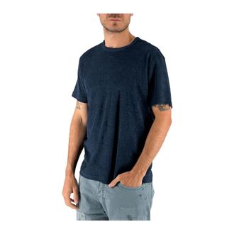 MC2 Saint Barth Gary Terry T-Shirt - Tops - Hombre - Azul - 2XL