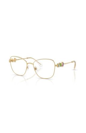 Swarovski 52mm Irregular optical glasses in Gold/multi at Nordstrom