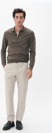 Matinique Casual broek Regular fit melange