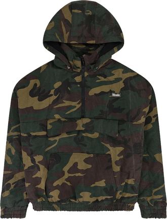 Rhude Hoodie met camouflageprint - Groen