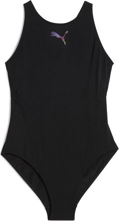 Puma Womens Swimsuit Raceback, Black, M