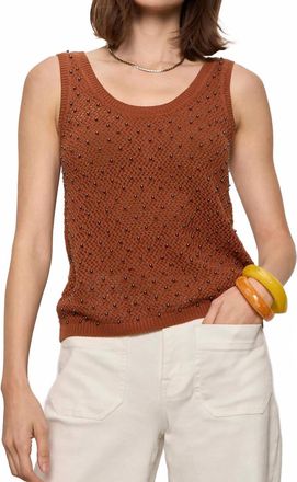 Sanctuary Dune Studded Tank In Brown