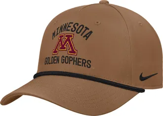 Nike Minnesota 2026 Military Appreciation Rope Rise Nike Mens College Adjustable Hat in Brown | C16829C750MINN-ALB