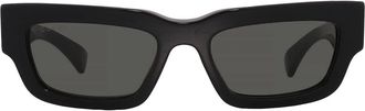 Gucci Grey Rectangular Mens Sunglasses GG1838S 001 52