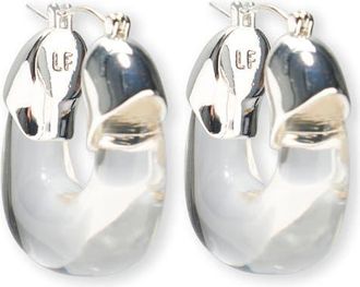 Lizzie Fortunato Mini Organic Hoop Earrings in Silver at Nordstrom