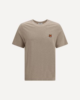 Maison Kitsun&eacute; T-shirt Fox Head Regular Man L
