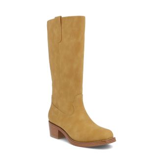 Mia Womens Duston Dusty Boot In Banana