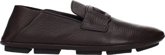 Dolce & Gabbana Dolce&Gabbana Hombres Mocasines Driver Marr&oacute;n/Piel Testa Di Moro