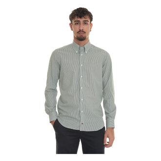 Carrel Casual overhemd - Heren - Casual Overhemden - Groen - 5XL - Katoen - Overhemden