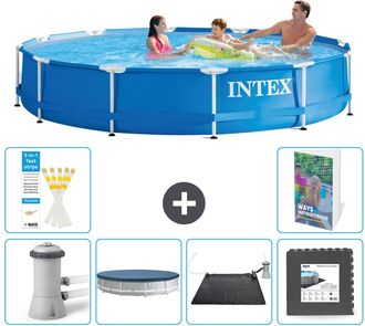 Intex Piscina Con Estructura Redonda - 366x76 Cm - 7-piezas S195
