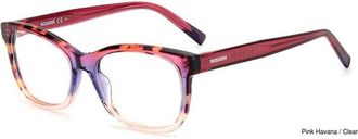 Missoni Demo Square Ladies Eyeglasses MIS 0090 00AE 52