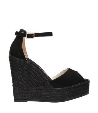 Espadrilles Sandalen Schwarz