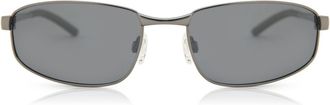 Bloc Square Polarized P135 Mens Sunglasses Grey Size 59
