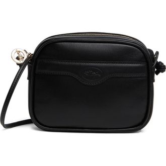 Longchamp 1980 Small Leather Camera Crossbody Bag in Black at Nordstrom Rack