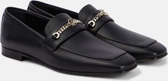 Christian Louboutin MJ Moc leather loafers