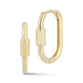 Ember Fine Jewelry 14K Gold Oval Hoops