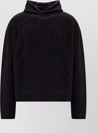 Maison Margiela virgin wool cropped hoodie