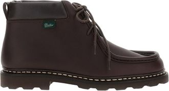 Paraboot Brown Lisse Vegetable-Tanned Leather Boots