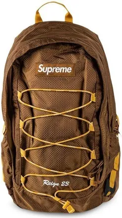 SUPREME Box Logo drawstring backpack - unisex - Fabric - One Size - Black