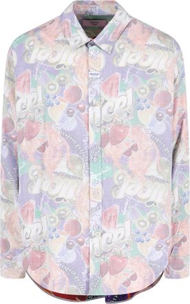 Martine Rose Multicolour Abstract Print Casual Shirt