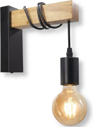 Trade Shop Trade Shop - Luz De Pared Industrial Estilo Retro L&aacute;mpara De Pared Vintage Metal E27 Aq64