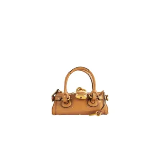 Chlo&eacute; Tassen, Dames, Bruin, ONE Size, Leer, Small Paddington tas