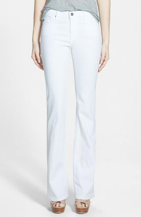 AG - Adriano Goldschmied Angel Flare Pants in White at Nordstrom, Size 32Regular