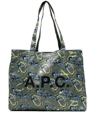 A.P.C. Diane omkeerbare shopper - Groen
