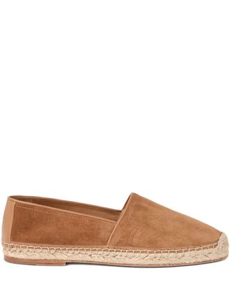 Brunello Cucinelli suede espadrille - Brown